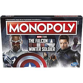 Juego de mesa  - Monopoly: Falcon y el soldado de invierno de Marvel Studios - Versión en español MONOPOLY, 14 AÑOS+, Multicolor