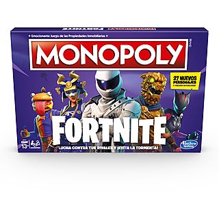 Juego de mesa  - Monopoly Fortnite Nuevos Personajes - Versión en español MONOPOLY, 13 AÑOS+, Multicolor
