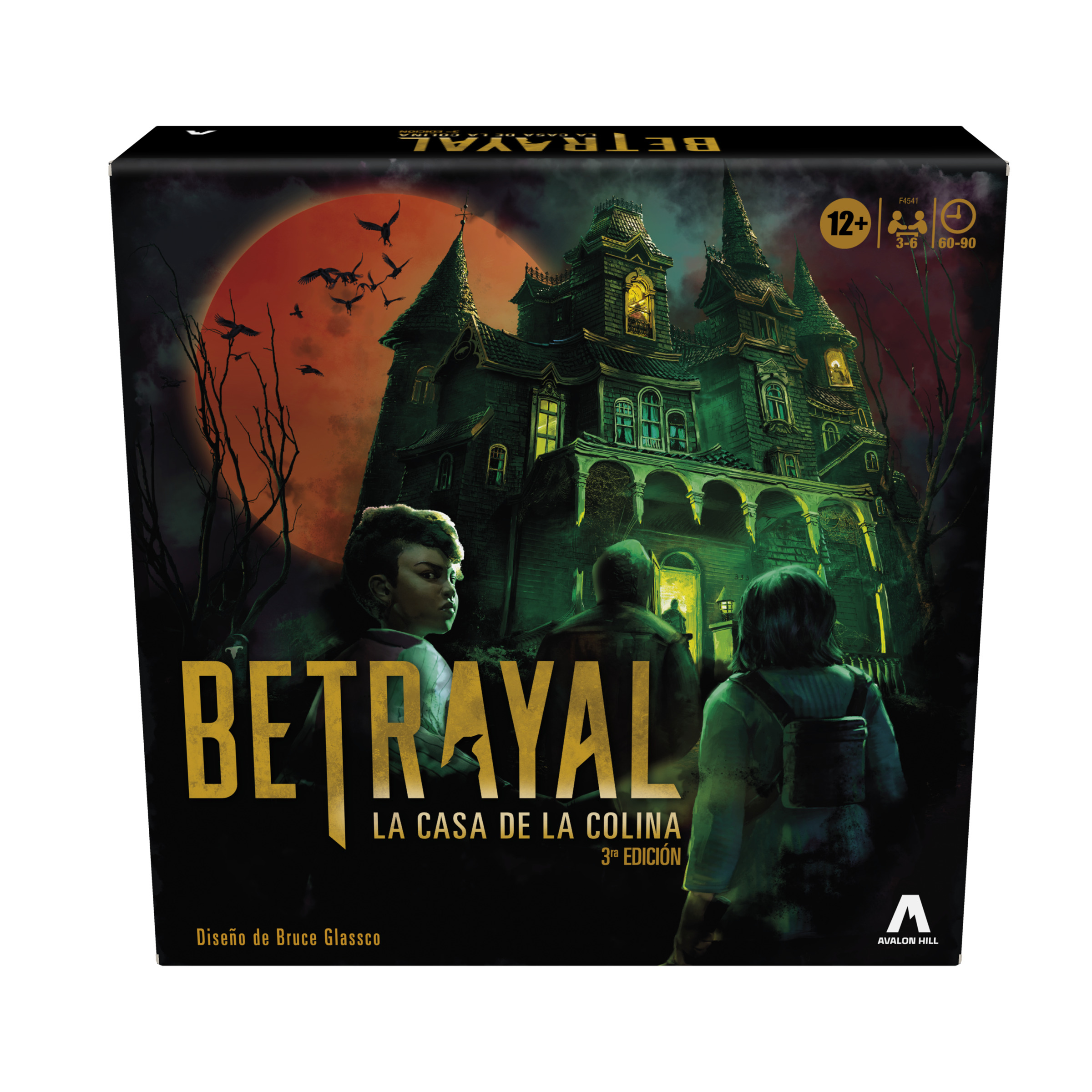 Juego De Mesa hasbro betrayal at house on the hill edad minima 12 años dificuldade en español avalon