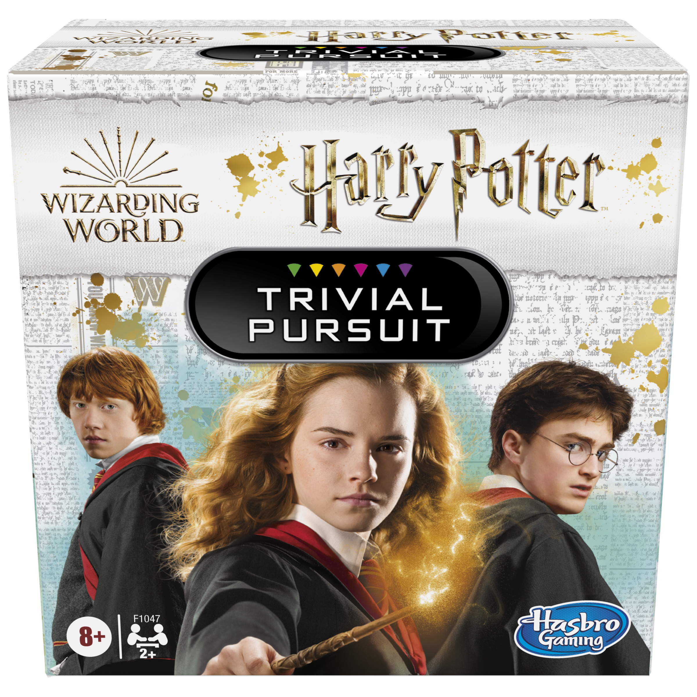 Juego de mesa - Trivial Pursuit Edición Harry Potter - En español - Wizarding World HASBRO GAMING, 8 AÑOS+, Multicolor