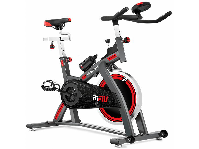 HOMCOM Bicicleta Estática con Resistencia Magnética Volante Inercia 10 kg  Bicicleta de Fitness con Asiento y Manillar Ajustables Pantalla LCD y  Ruedas