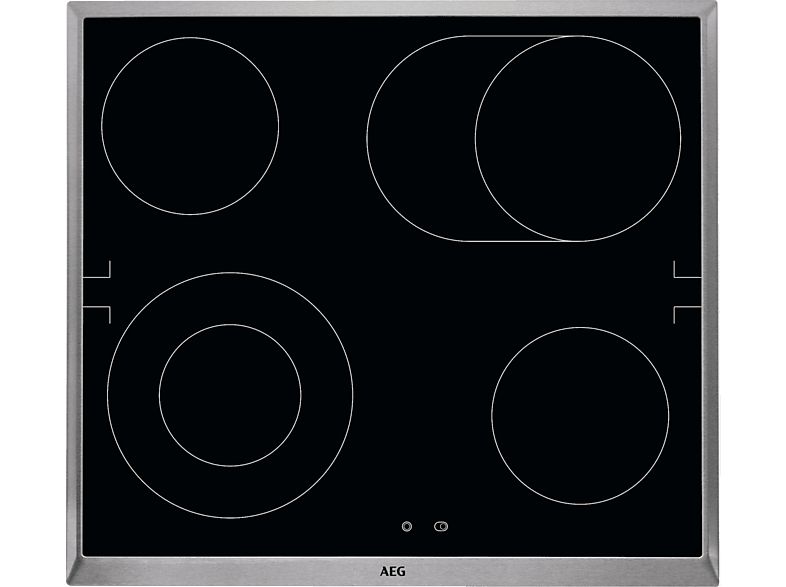 AEG HE604060XB herdgebunden herdgebundenes Kochfeld aufliegend (56 cm breit, 4 Kochfelder)