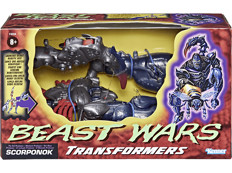Figura Juguetes Transformers Beast Wars Vintage Predacon Scorponok