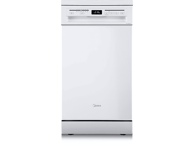 MIDEA SF 5.45NW wi Geschirrspüler (Freistehend mit Unterbaumöglichkeit ...