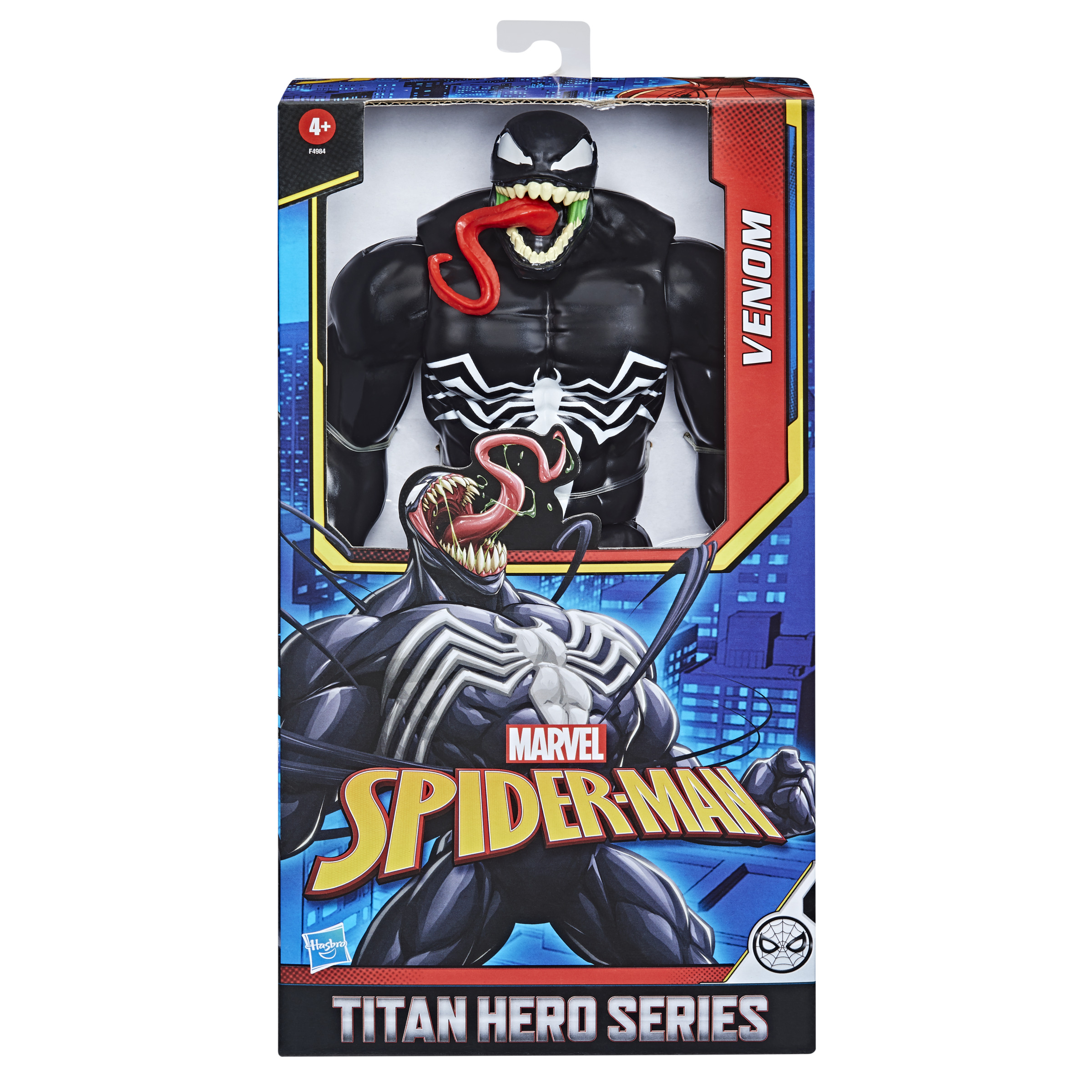 Figura Spiderman Venom edad minima 4 años deluxe marvel titan hero series