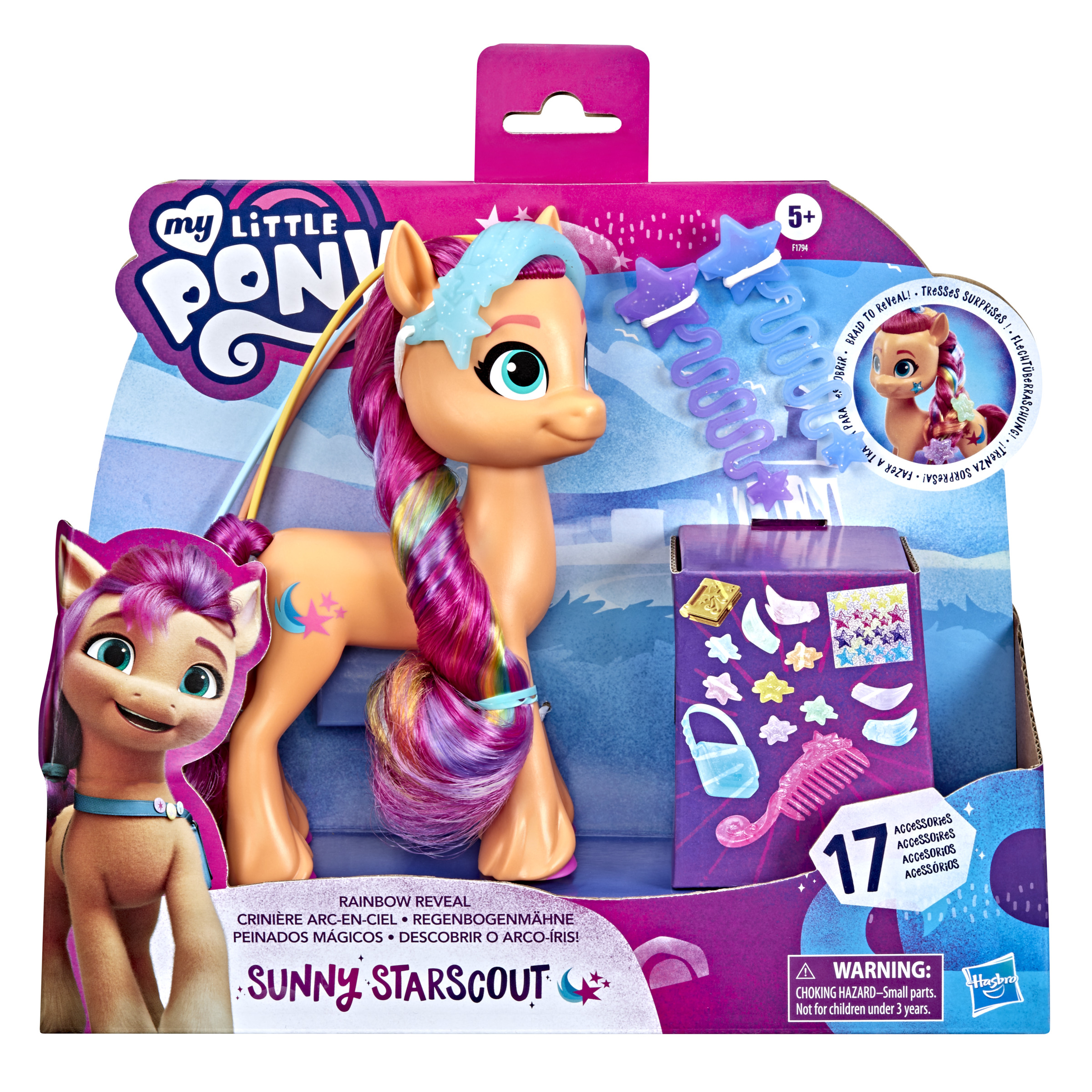 MY LITTLE New PONY Sunny Peinados Figura My - A Pony: Starscout Little mágicos Generation