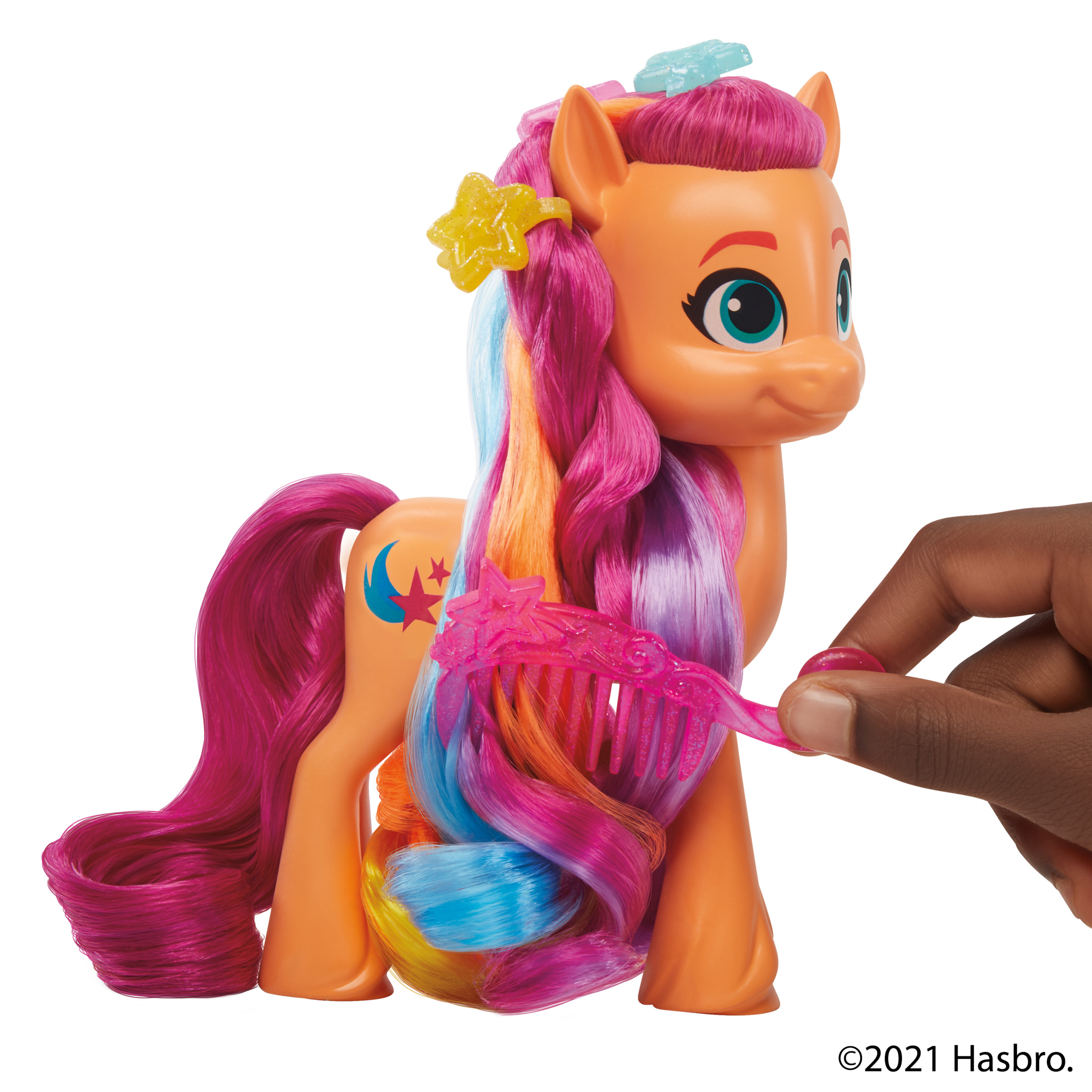 MY LITTLE PONY Figura New Starscout Pony: - mágicos Generation Sunny Little My Peinados A