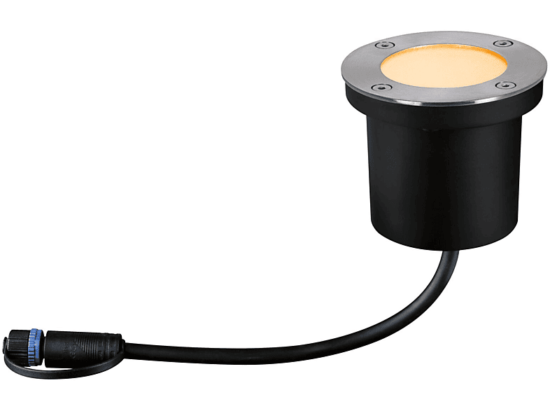 PAULMANN LICHT Plug & Shine (94716) LED Bodeneinbauleuchte Warmweiß