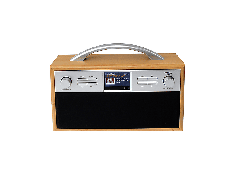 XORO DAB 250 IR Tragbares DAB+/FM Internetradio Podcast WLAN-Stereo
