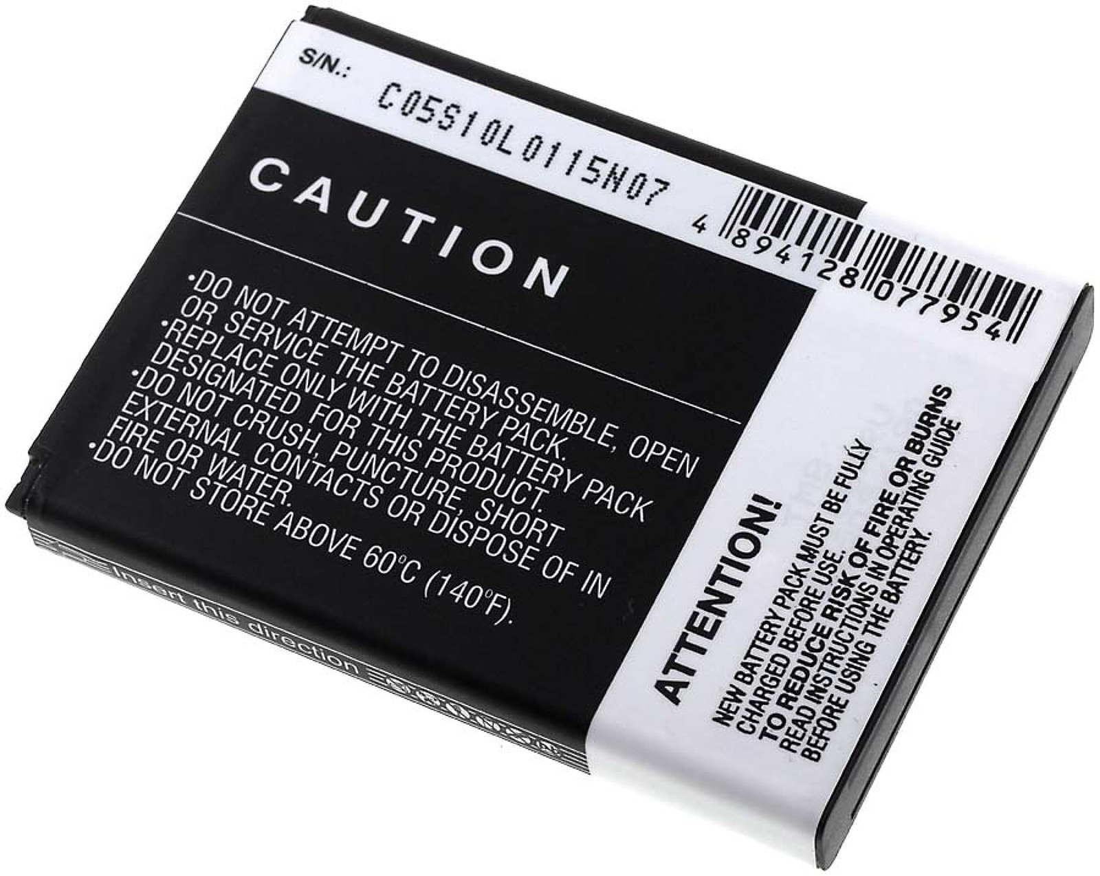 POWERY Akku Akku, 3800mAh Samsung Li-Ion Typ für Volt, 3.8 B500BE