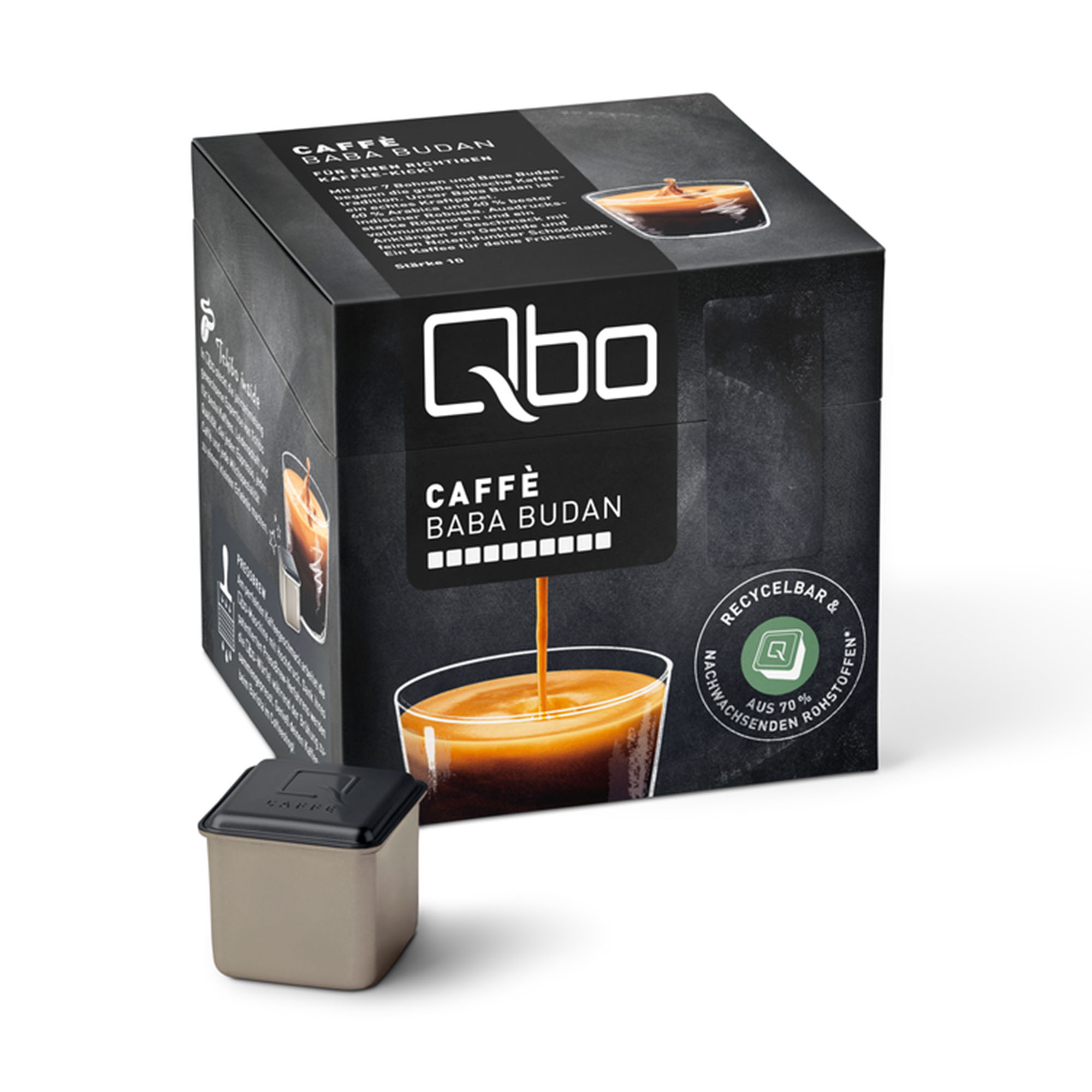 TCHIBO QBO 520910 Caffè St. Qbo Budan Kapselsystem) XXL Pack 216 (Tchibo Kaffeekapseln Baba