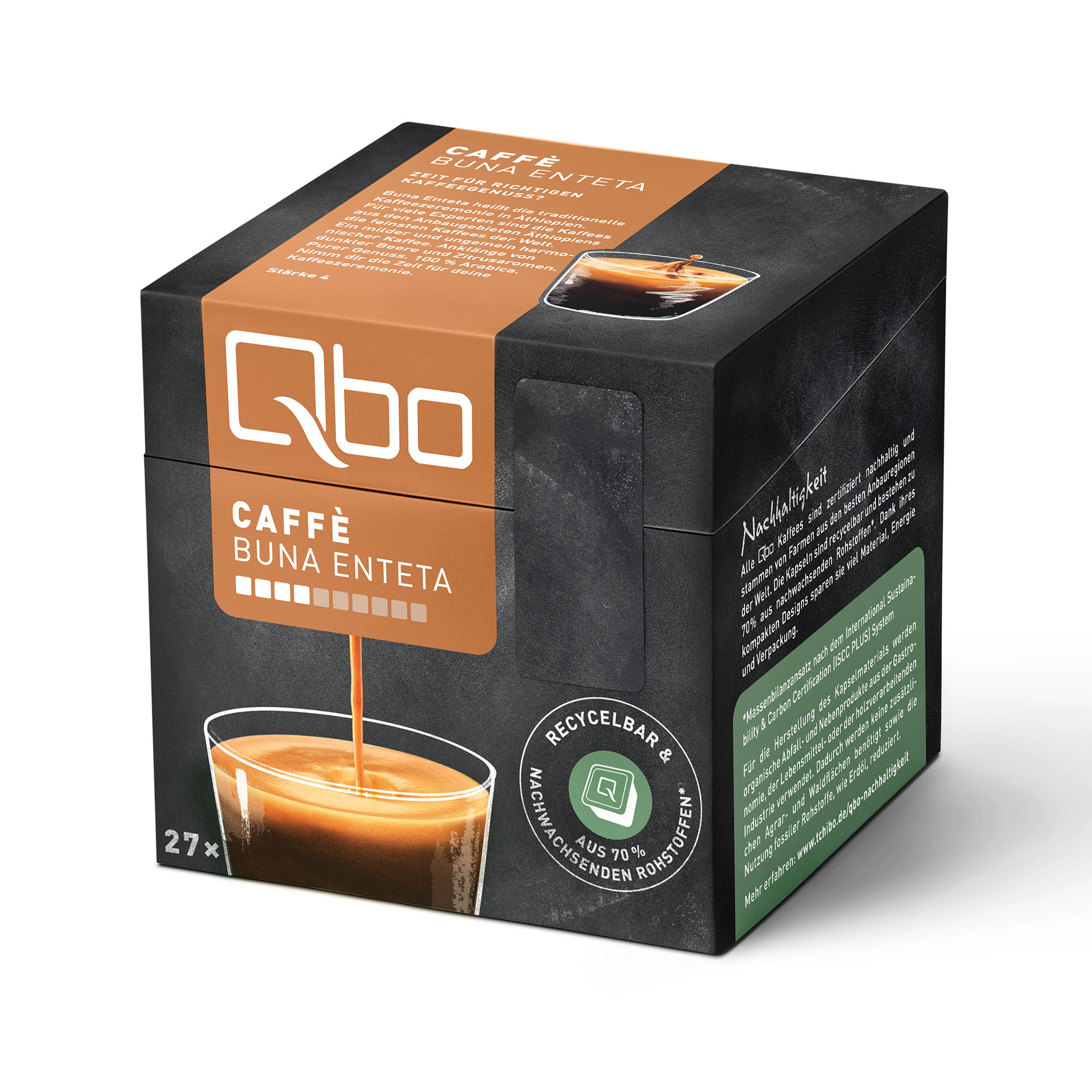 XXL Qbo 520912 144 (Tchibo Pack Kaffeekapseln Enteta TCHIBO Kapselsystem) Caffè Buna St. QBO