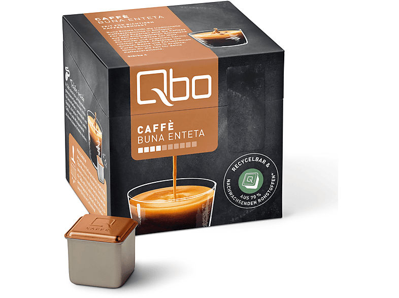 TCHIBO QBO 520914 Caffè Buna Enteta 216 St. Kaffeekapseln XXL Pack (Tchibo Qbo Kapselsystem)