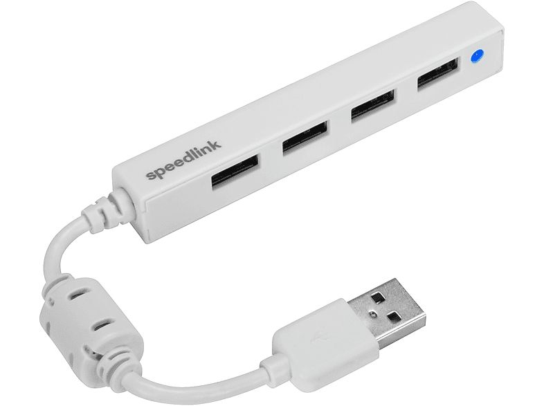 USB Weiß HUB, SPEEDLINK SL-140000-WE,