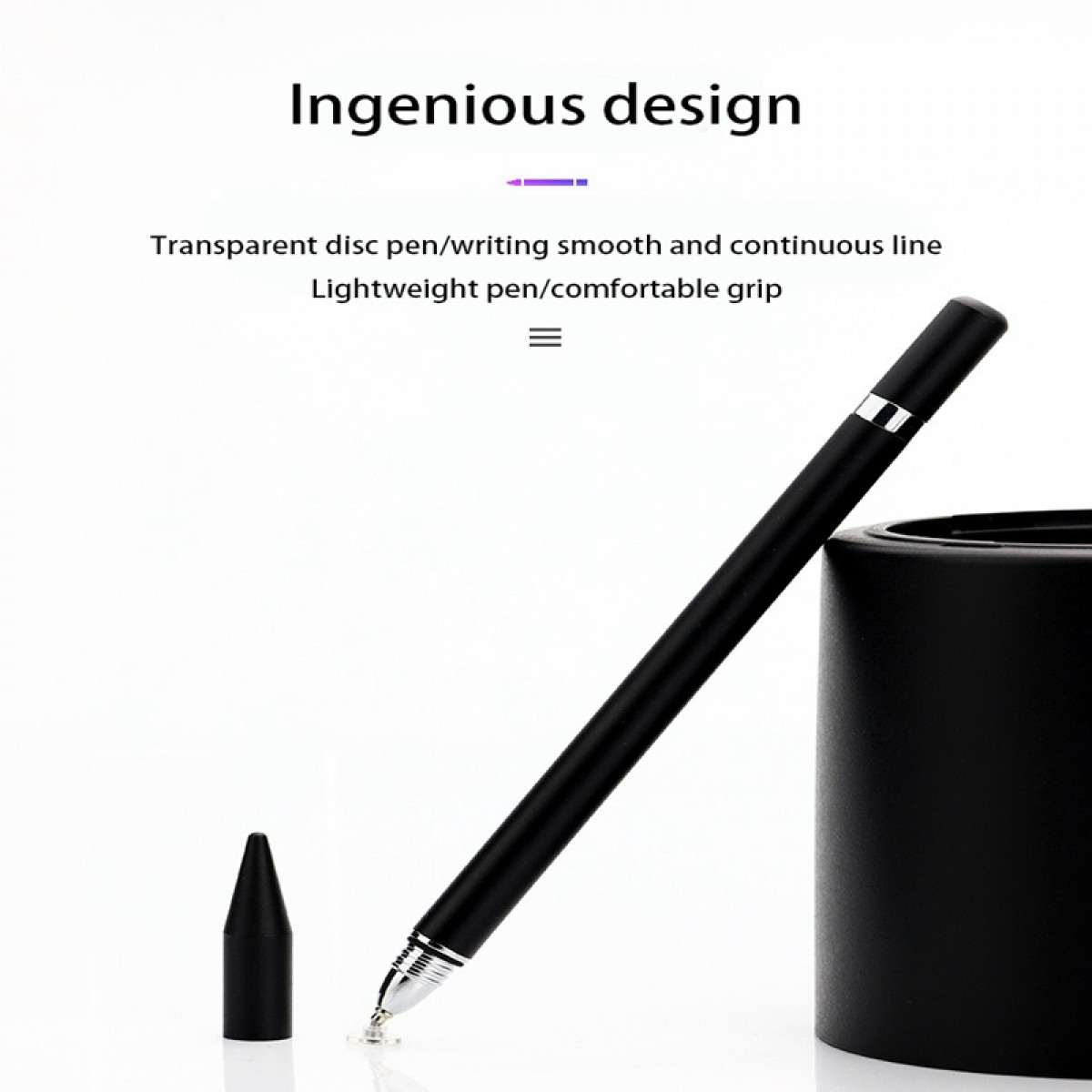 Pen INF Stylus Schreibfunktion in 2 Stylus Pen mit schwarz Touch Schwarz Eingabestift 1