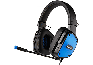 SADES Dpower SA-722, Over-ear Gaming Headset schwarz/blau