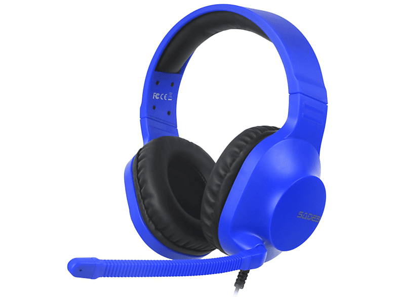 SADES Spirits SA-721, Over-ear blau Gaming-Headset