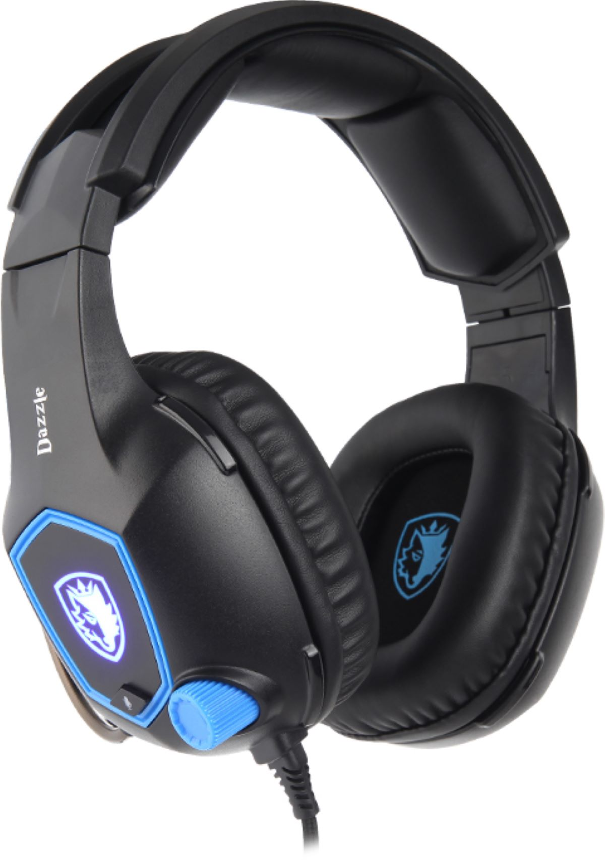 SADES Dazzle SA-905, Gaming schwarz/blau Over-ear Headset
