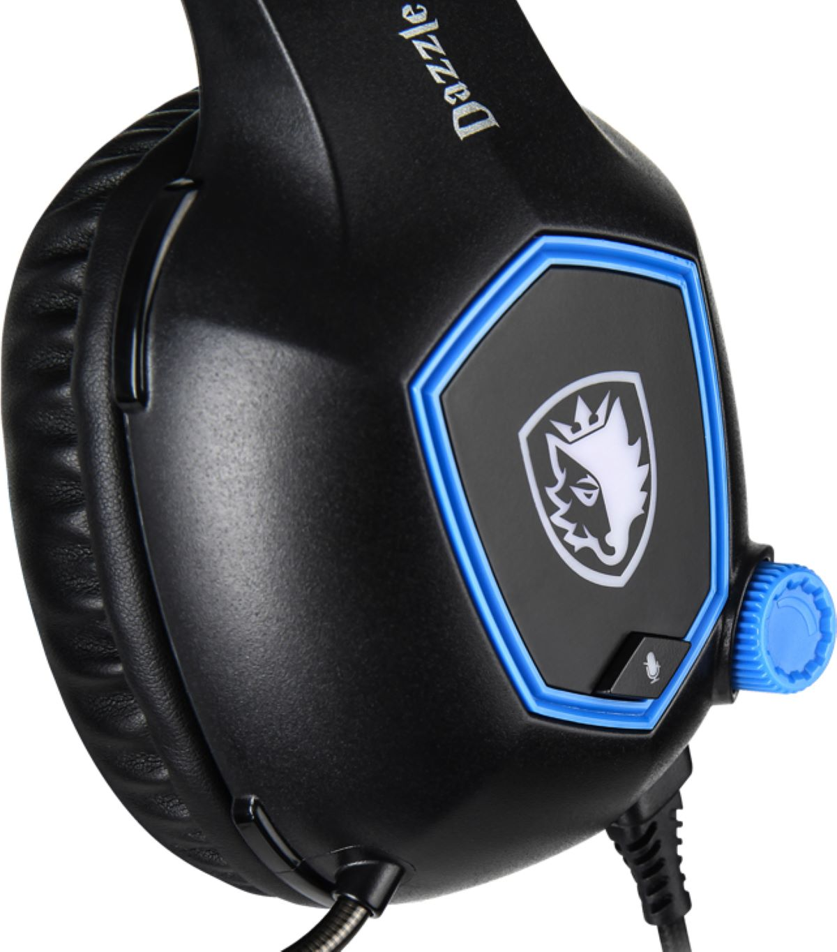 SA-905, Over-ear Dazzle SADES Headset Gaming schwarz/blau