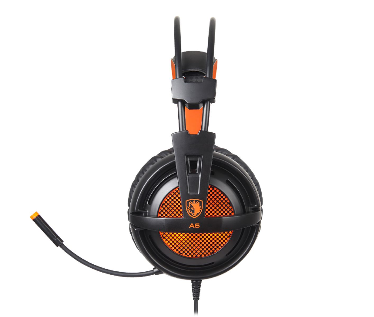 SADES A6, Over-ear Headset Gaming schwarz/orange