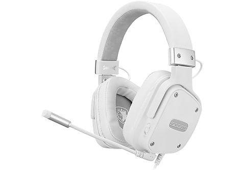 SADES Snowwolf SA-722S, Over-ear Gaming-Headset weiß | SATURN