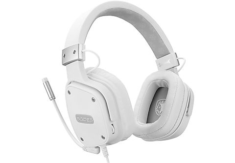 SADES Snowwolf SA-722S, Over-ear Gaming-Headset weiß | SATURN