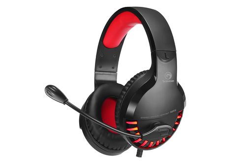 MARVO | HG8932 Wired, Over-ear Headset schwarz/rot Gaming MediaMarkt