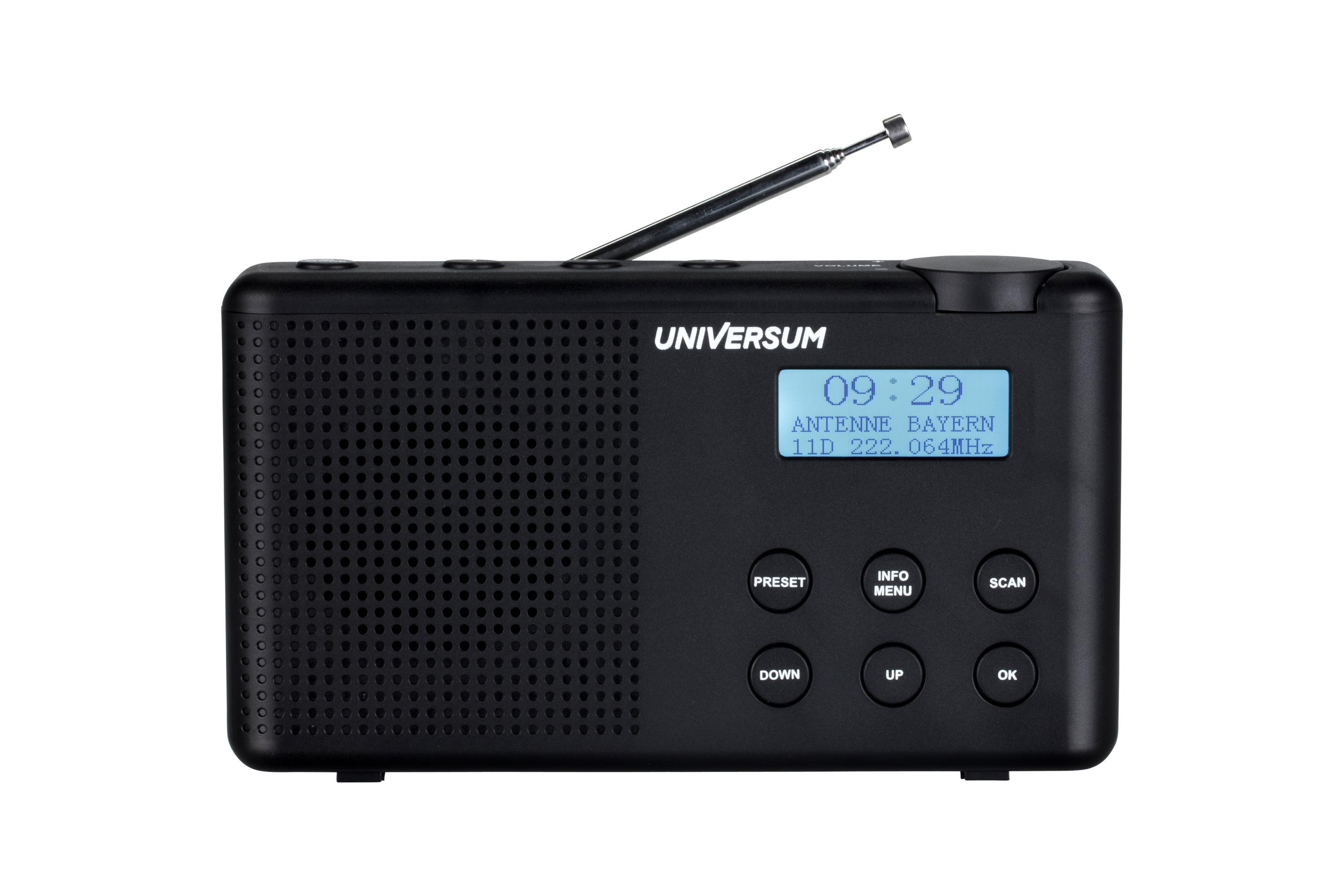 Bluetooth, UNIVERSUM DR FM, DAB, DIGITALRADIO, DAB+, 200-20 FM, schwarz DAB,