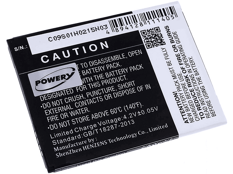 Batteria 3.7V 1.55Ah Li-ion per Archos 45 Helium 4G