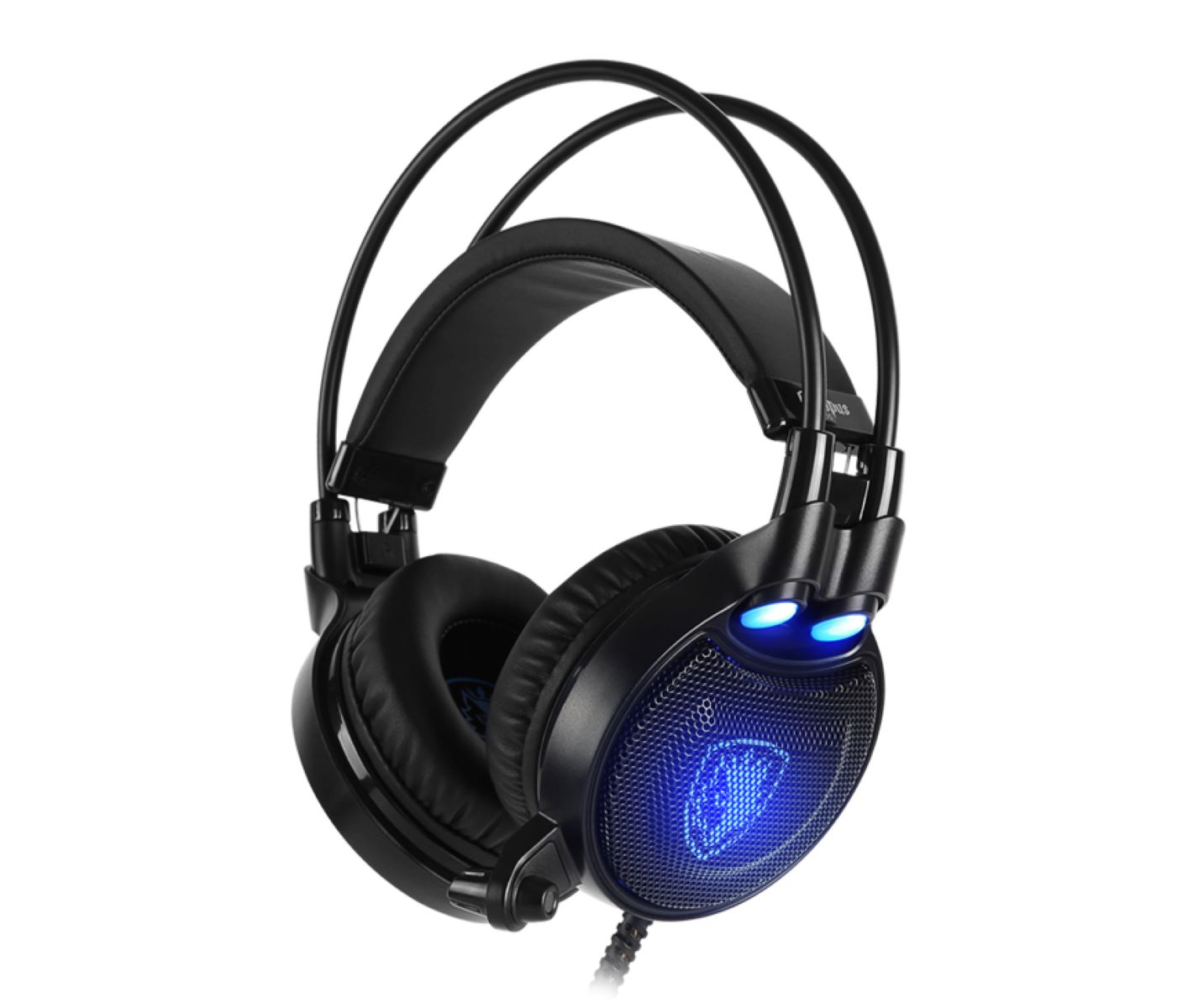 SADES Octupus Plus Over-ear SA-912, schwarz Gaming-Headset
