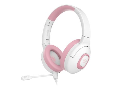 Gaming Headset weiß/pink SADES | Over-ear MediaMarkt Shaman SA-724,
