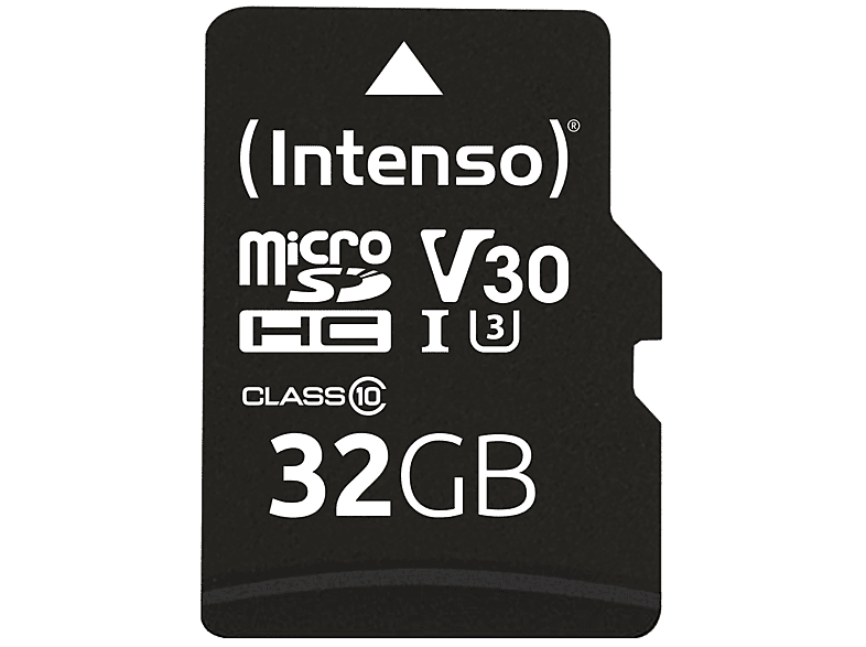 Speicherkarte, Micro-SDHC microSD INTENSO 32GB 90 GB, SDHC UHS-I Card Professional, MB/s Intenso 32