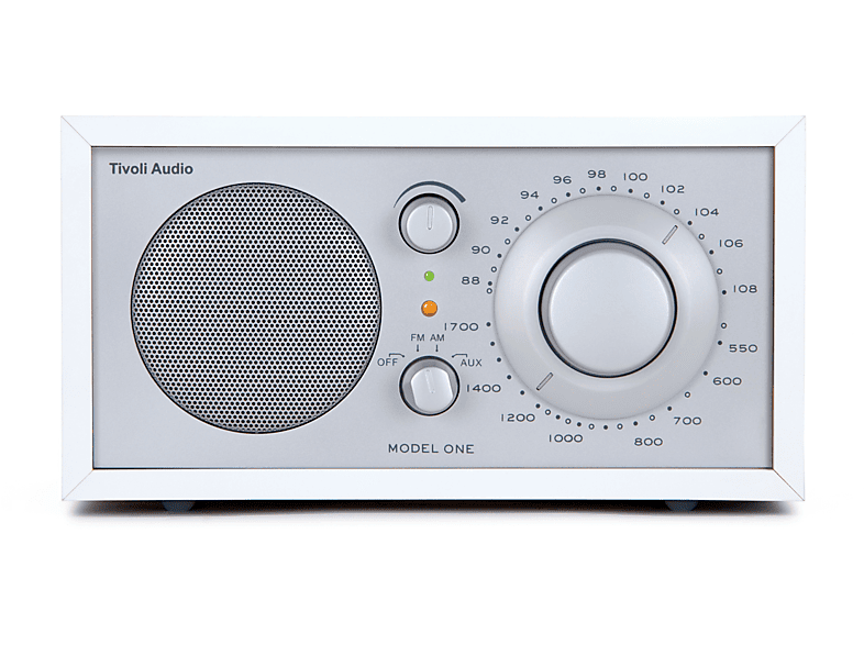 TIVOLI AUDIO Model One FMRadio, FM, FM, Silber/weiss MediaMarkt