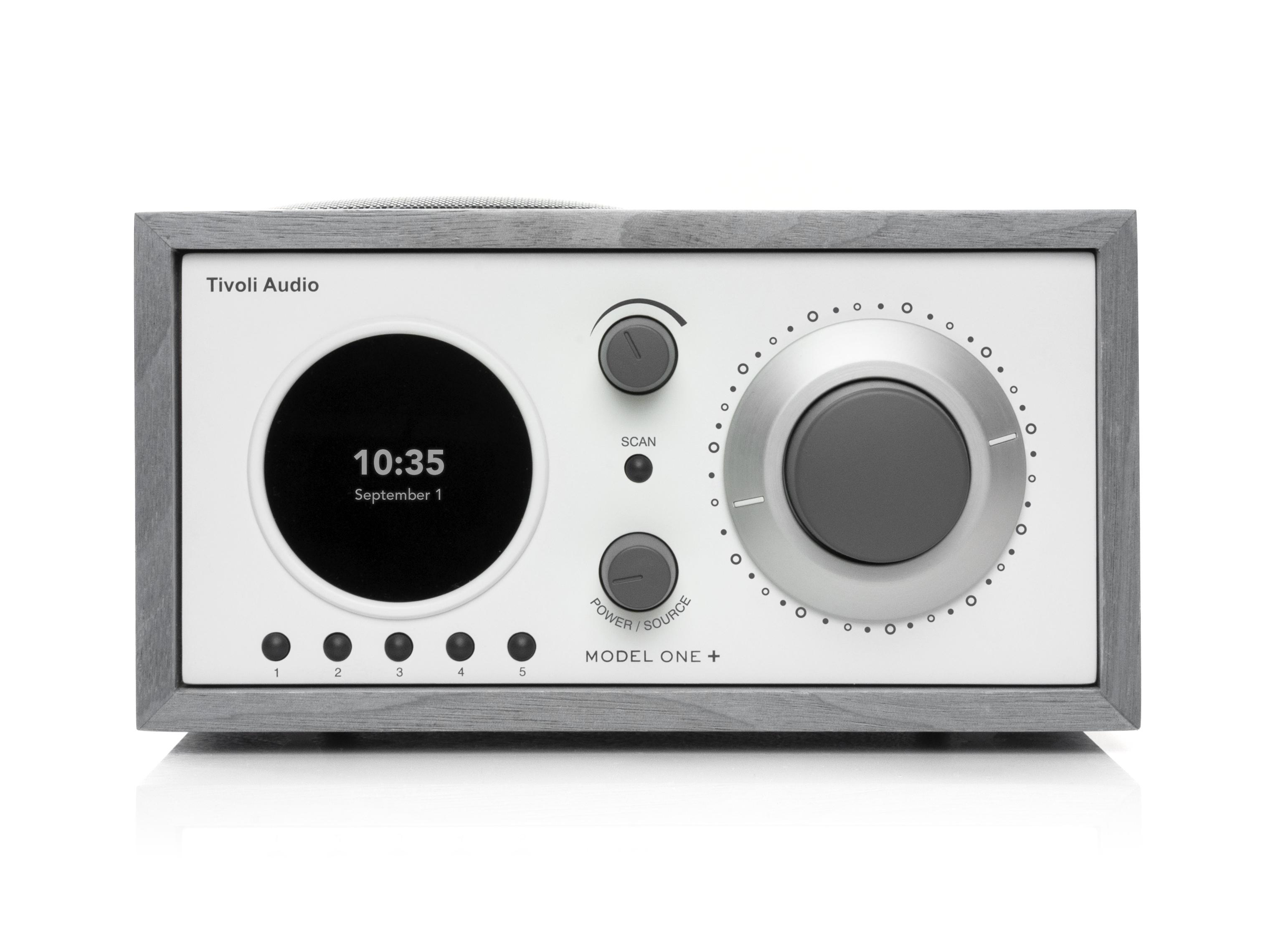 FM, Bluetooth, DAB-Radio, One+ Model DAB+, Grau/Weiss AUDIO TIVOLI DAB,