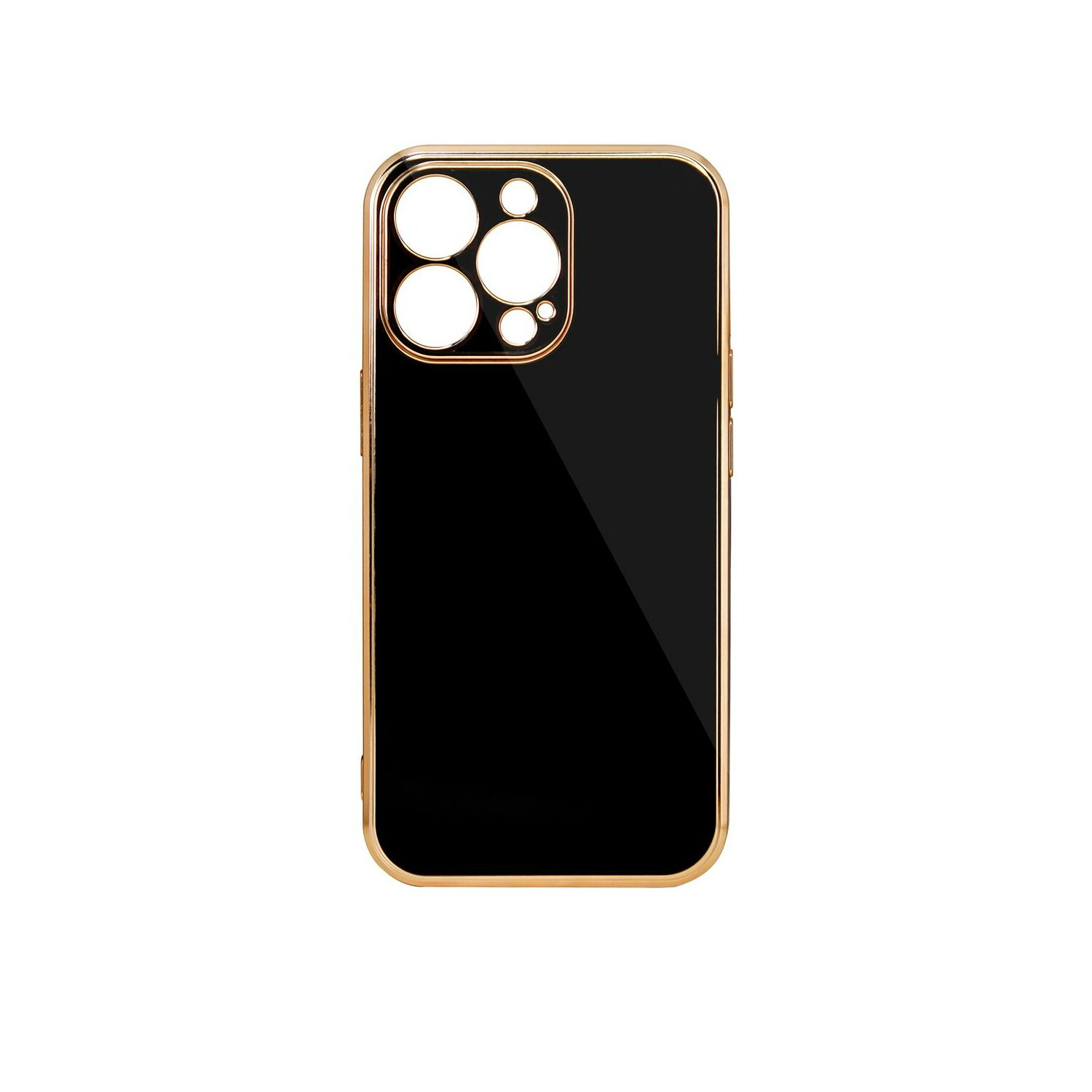 COFI Lighting Apple, 13, Schwarz-Gold iPhone Backcover, Color Case