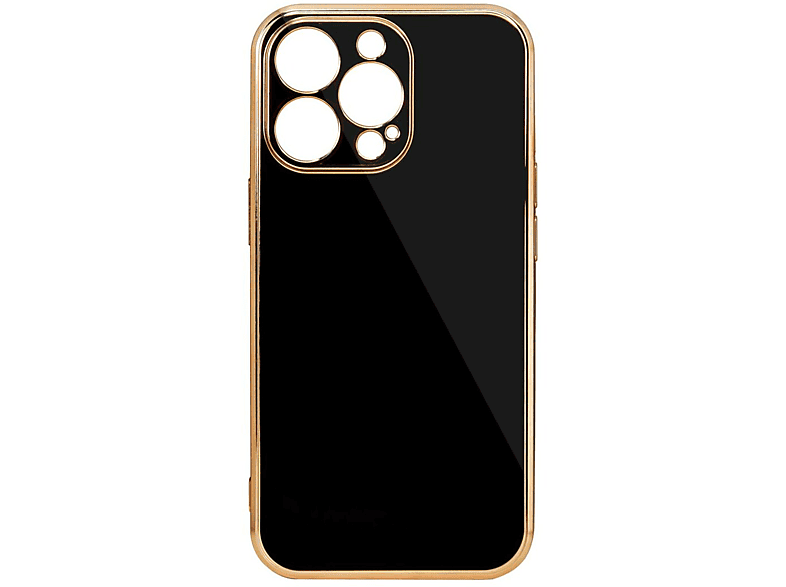 Color Backcover, Case, Apple, Lighting iPhone COFI 13, Schwarz-Gold