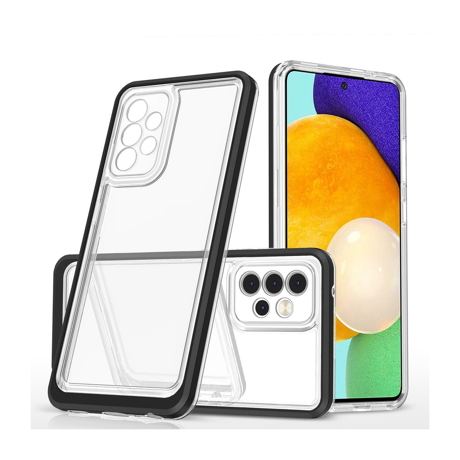 5G, Hybrid COFI Transparent Galaxy A12 Backcover, Samsung, Armor,