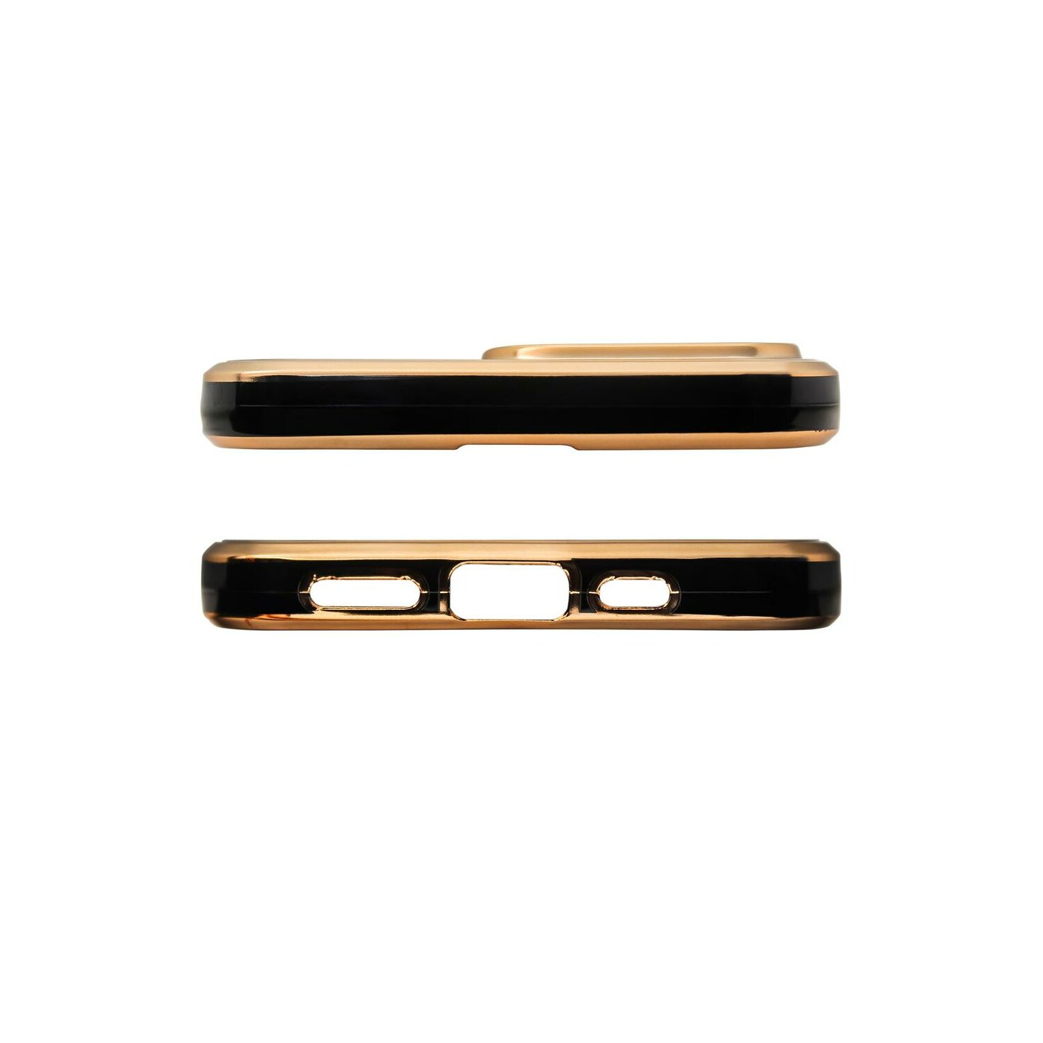 Color Backcover, Case, Apple, Lighting iPhone COFI 13, Schwarz-Gold