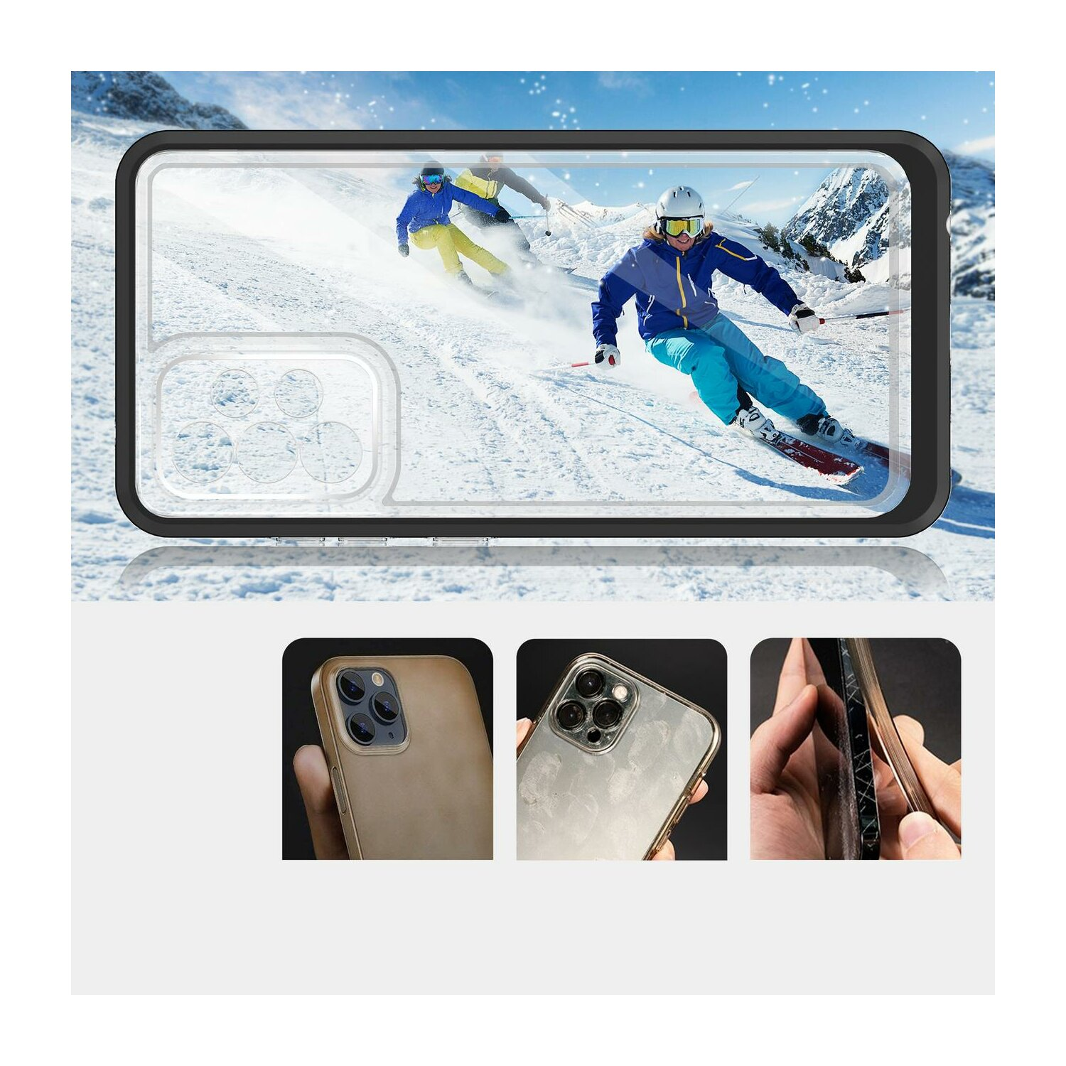 COFI Hybrid Transparent Samsung, Galaxy 5G, Armor, Backcover, A73