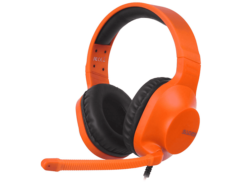 Headset orange SA-721, SADES Gaming Over-ear Spirits