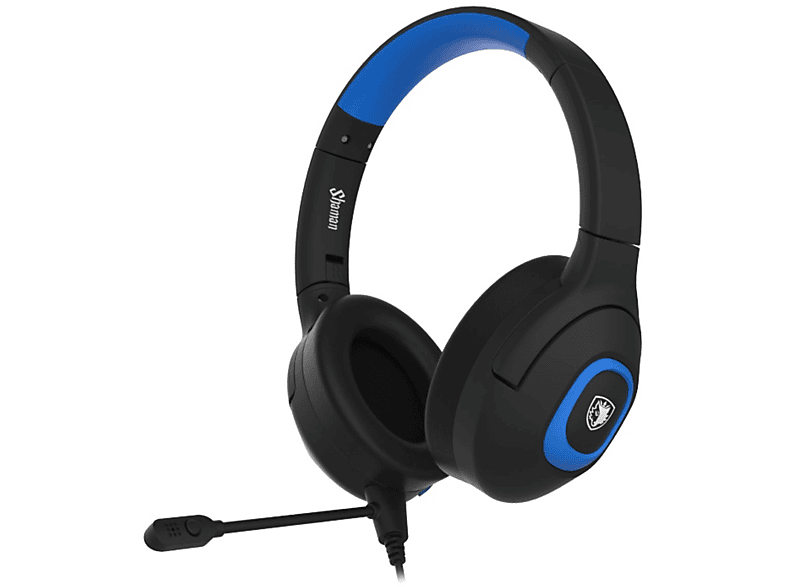 SADES Shaman SA-724, Over-ear Gaming Headset schwarz/blau