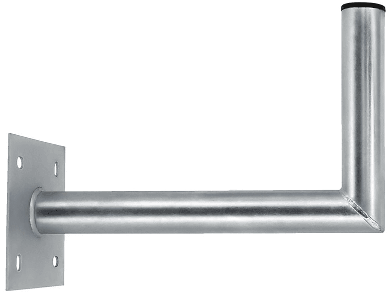 PREMIUMX 35-40cm Wandhalter Stahl verzinkt SAT Wand Halterung SAT-Wandhalterung, Silber