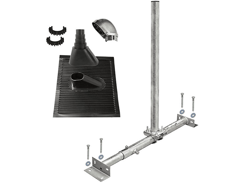 BASIC PREMIUMX Dachsparrenhalterung, Silber X100-48F-124106