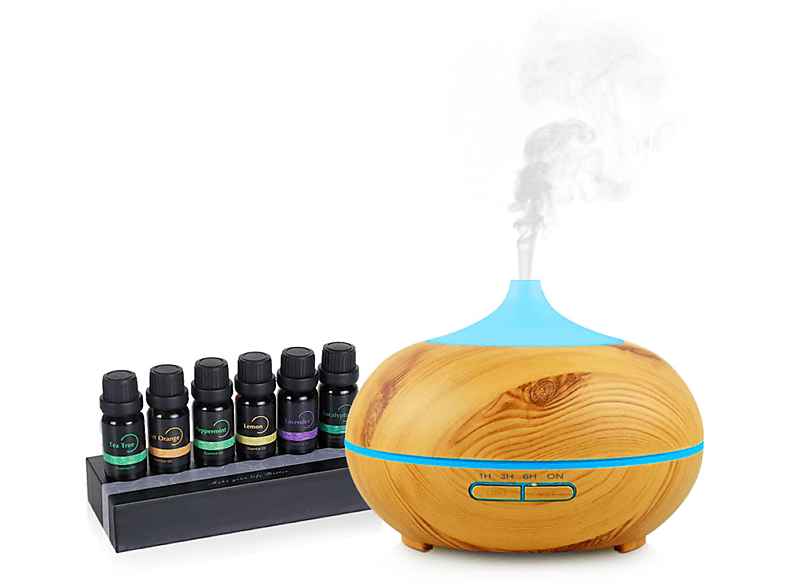 HYRICAN DT1518 Ultraschall Aroma Diffuser Holzoptik (Raumgröße: 20 m²)