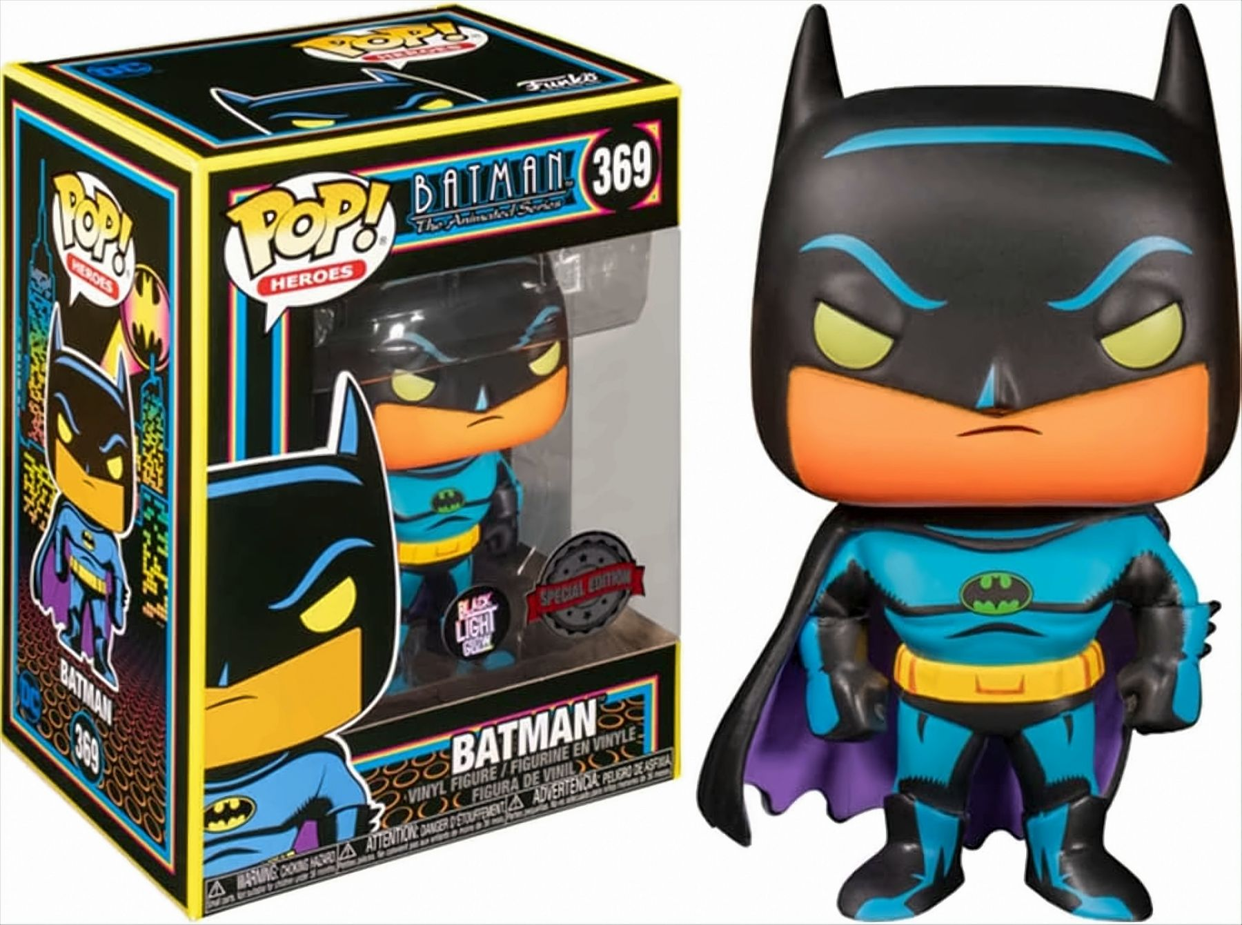 Batman Black Batman POP - - Glow - Light Animated