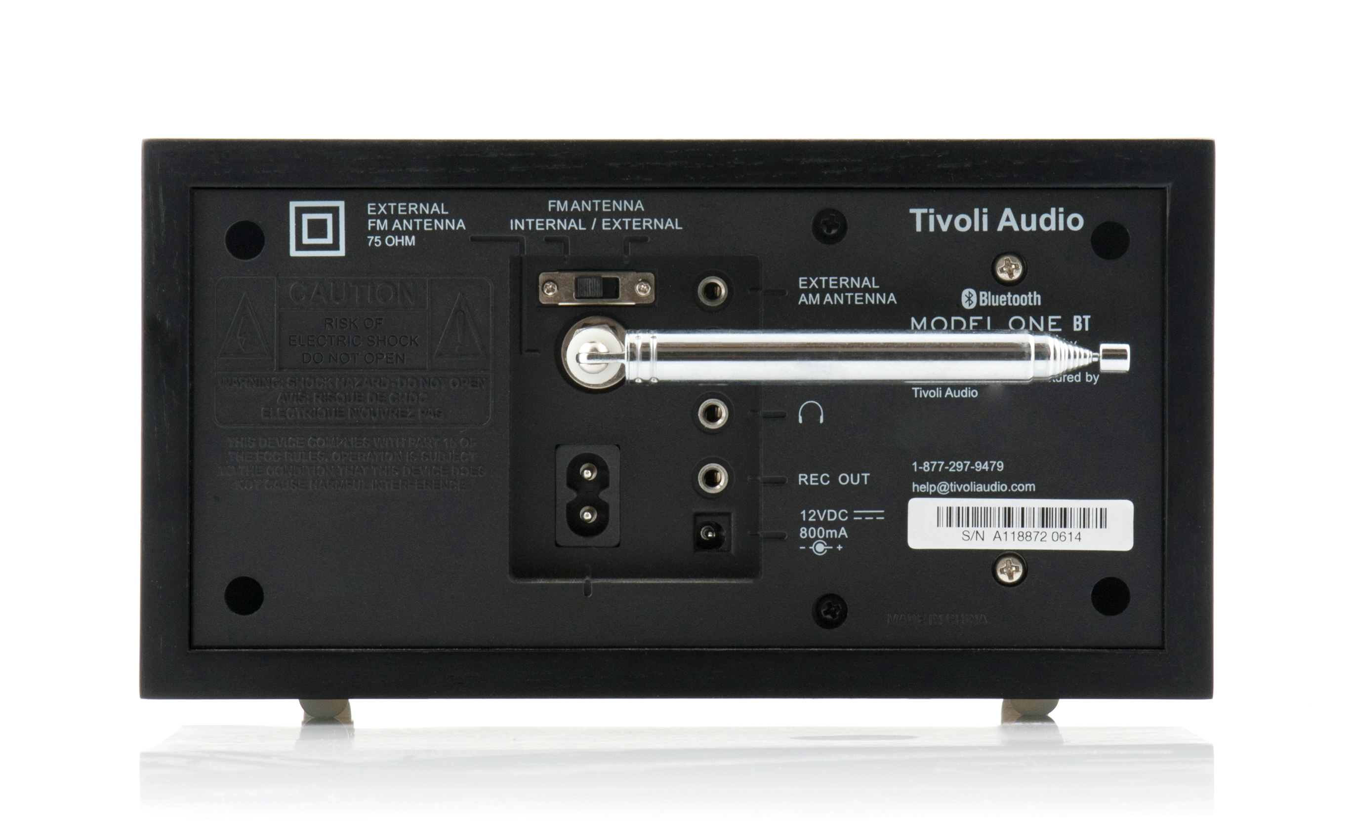 FM-Radio, Silber/Schwarz/Schwarz One BT Model TIVOLI FM, Bluetooth, AUDIO FM,
