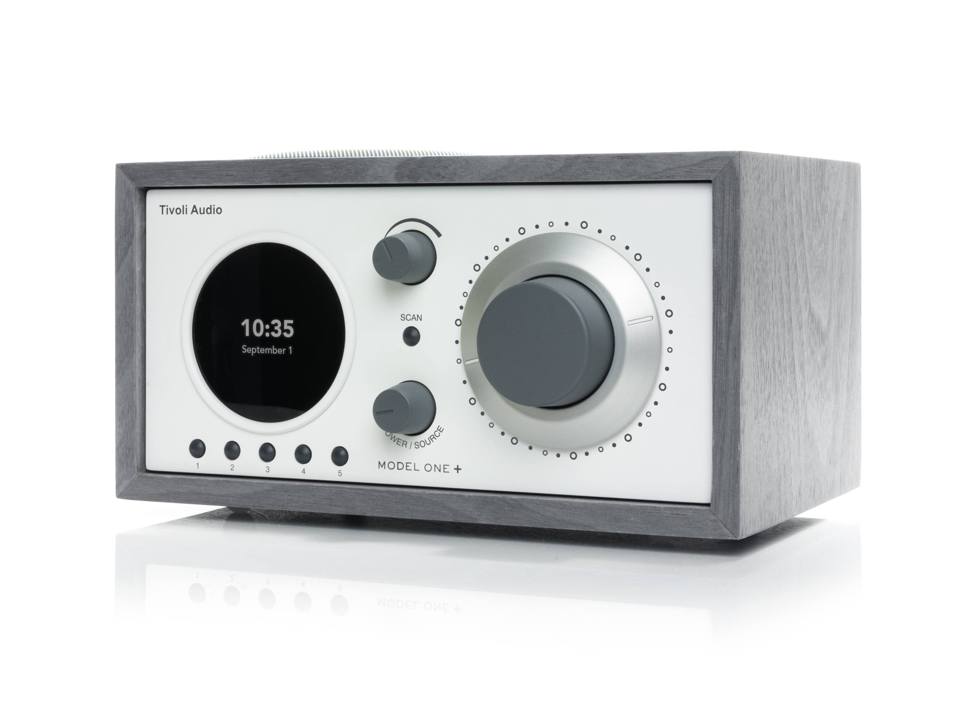 TIVOLI AUDIO DAB-Radio, Model One+ FM, DAB, DAB+, Bluetooth, Grau/Weiss