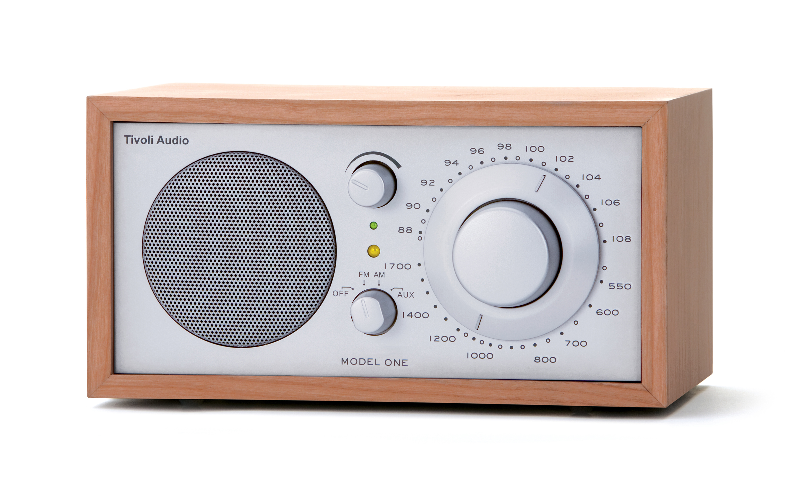 TIVOLI AUDIO Model One FM-Radio, FM, Silber/Kirsche FM