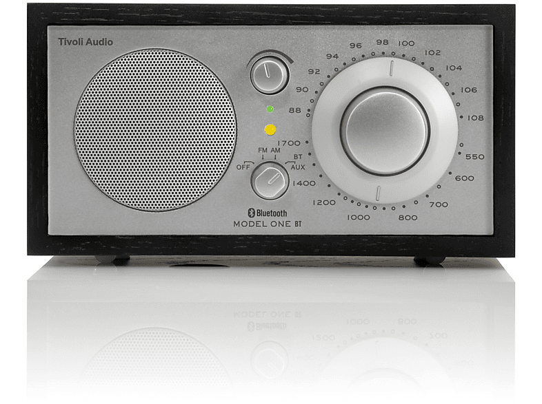 FM-Radio, Silber/Schwarz Model FM, Bluetooth, TIVOLI One BT AUDIO FM,