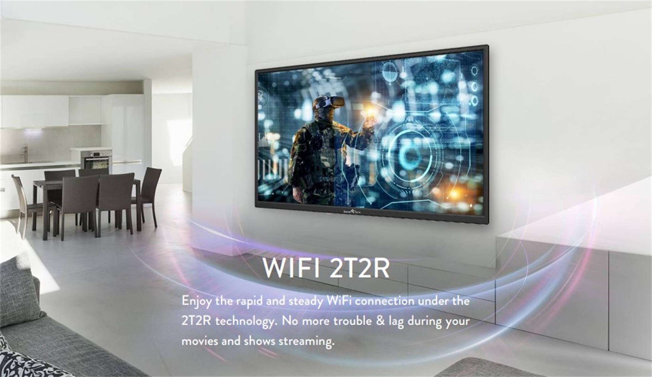 SMART TECH 24 Zoll Android 24 LED TV 9.0) Smart TV / 60 cm, 24HA10T3 (Flat, Zoll HD